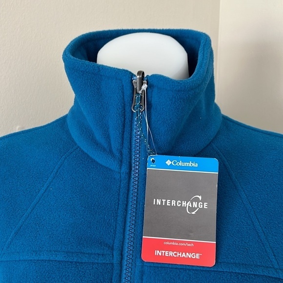 (NWT) Columbia Women’s Falls II Full-Zip Fleece Jacket in Teal, Small - Picture 8 of 17
